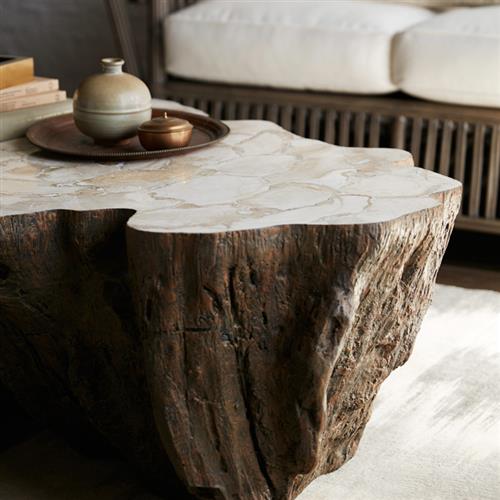 Palecek Ursula Fossilized Clam Coffee Table