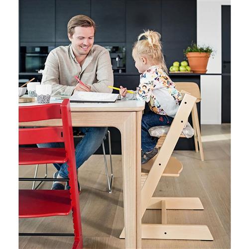 Stokke Tripp Trapp Modern Classic Natural Beech Wood Kids Chair