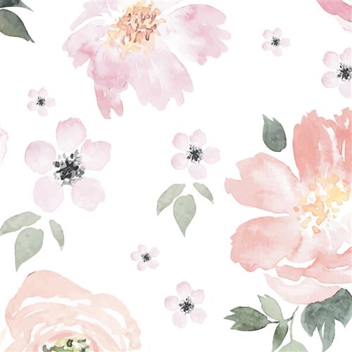 pastel floral wallpaper