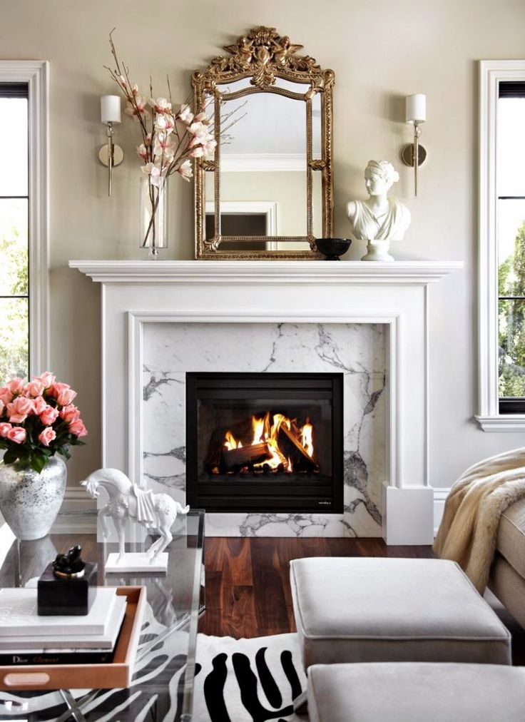 17 Fireplace  Decorating  Ideas  to Die For Kathy Kuo Blog 