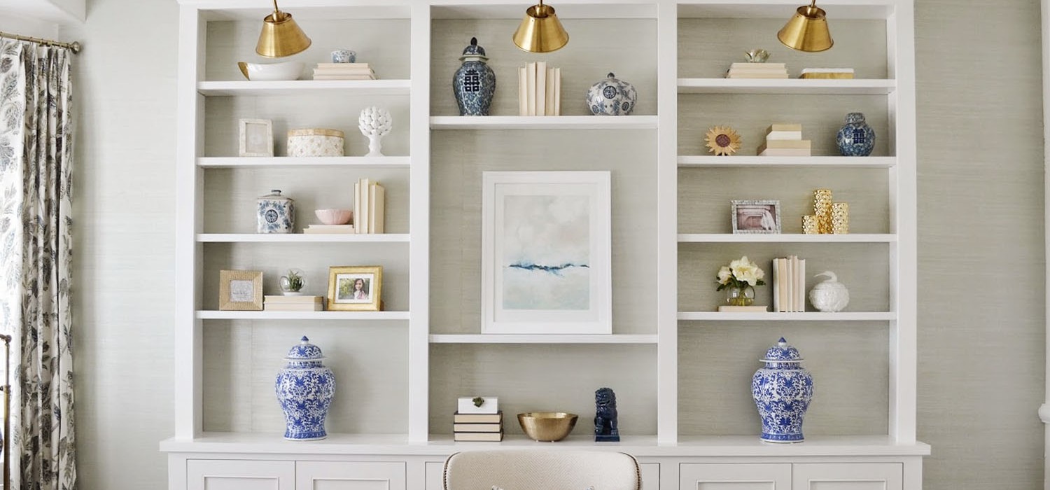 Shelf Styling How To Tips Living Rom Shelf Decor Kathy Kuo Blog Kathy Kuo Home